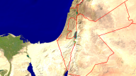 Israel Satellit + Grenzen 800x450